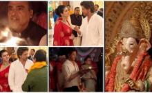 SRK avoids paps, makes quiet entry at Ambani Ganpati celebration, performs aarti; shares candid moment with Kajol
