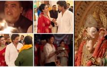 SRK avoids paps, makes quiet entry at Ambani Ganpati celebration, performs aarti; shares candid moment with Kajol