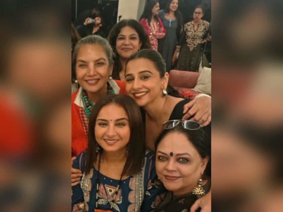 Shabana Azmi thanks Vidya Balan for creative gift on 75th birthday