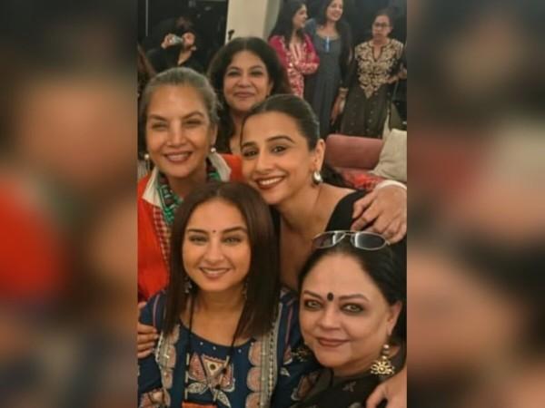 Shabana Azmi thanks Vidya Balan for creative gift on 75th birthday