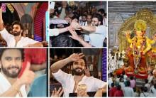 Ranveer Singh seeks Lalbaugcha Raja's blessings, takes selfies with fans, gets injured while shaking hands with crowd