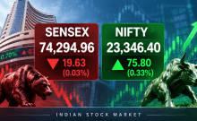 Sensex ends marginally lower, Nifty gains 0.33 pc as broader markets outperform