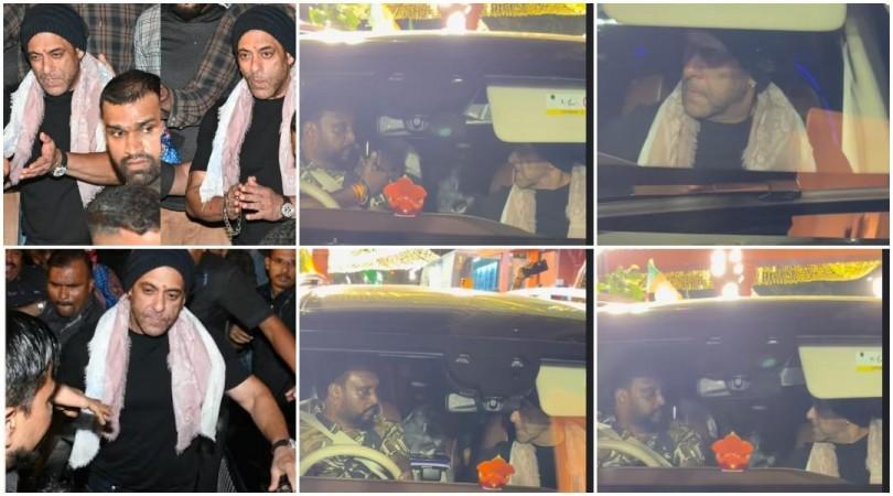 Salman Khan gets angry at driver, hits him after car runs over fan's foot while making way after Ganpati darshan in Mumbai