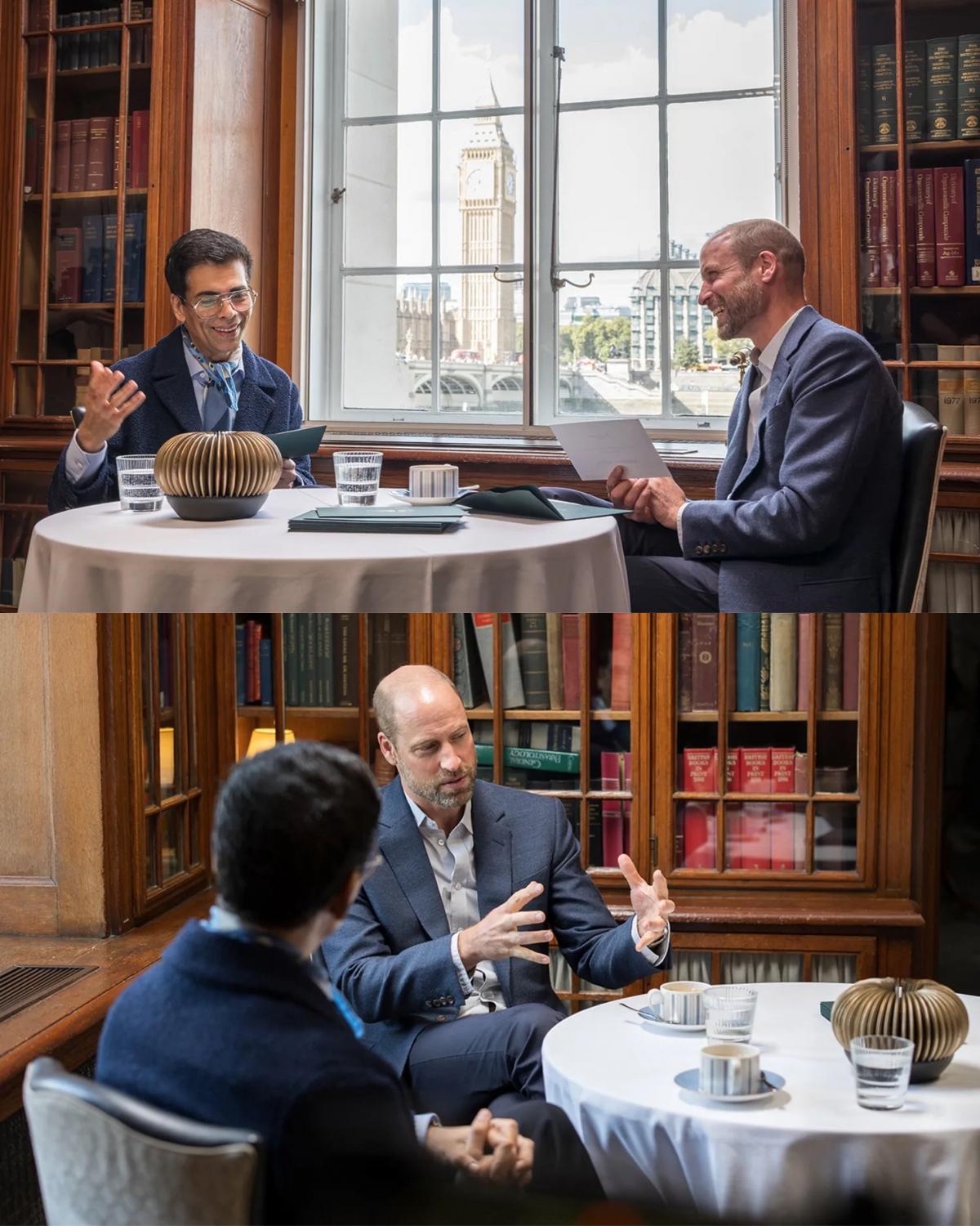 Karan Johar meets Prince William in London ahead of Earthshot Prize 2026 in Mumbai, discusses India's rain crisis