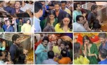 Shah Rukh Khan visited Mumbai's iconic Lalbaugcha Raja pandal with wife Gauri Khan, daughter Suhana Khan and manager Pooja Dadlani during Ganeshotsav. Dressed in a blue kurta, SRK walked through the heavily guarded pandal, smiling and waving at devotees.