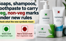 Soaps, shampoos, toothpaste to carry veg, non-veg marks under new packaging rules