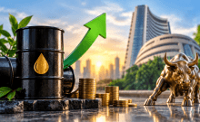 Crude oil falls below $100, Sensex and Nifty gain in early trade