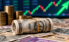 Indian rupee rises 5 paise to 95.57 against US dollar