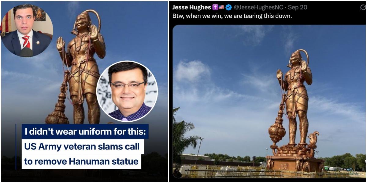 'When we win, we are tearing this down': MAGA activist on 90-foot Texas Hanuman statue; US Army responds