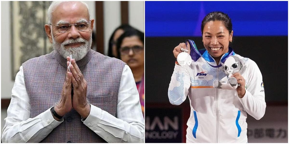 'India Is Proud Of Her': PM Narendra Modi Hails Mirabai Chanu After Asian Games 2026 Silver In 49kg Weightlifting
