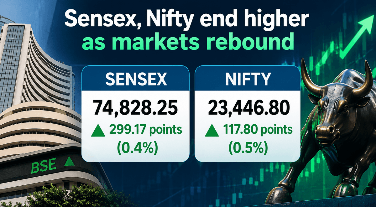 Sensex, Nifty rebound as oil prices stabilise; metal stocks lead gains