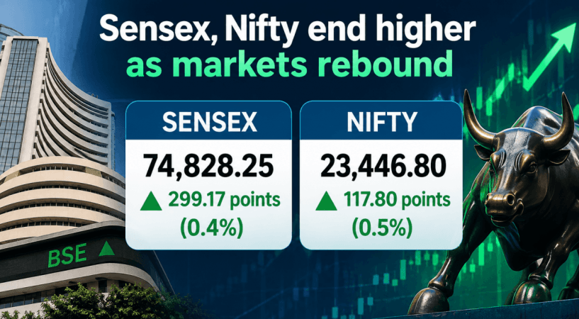 Sensex, Nifty rebound as oil prices stabilise; metal stocks lead gains Sensex, Nifty rebound as oil prices stabilise; metal stocks lead gains