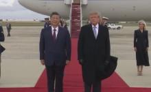 Trump rolls out red carpet for Xi Jinping as B-1 bomber flypast sparks viral moment