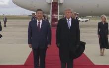 Trump rolls out red carpet for Xi Jinping as B-1 bomber flypast sparks viral moment