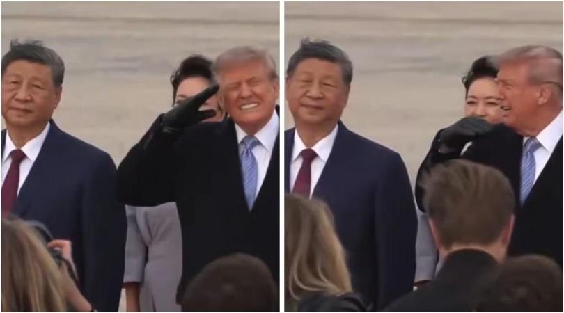 Trump rolls out red carpet for Xi Jinping as B-1 bomber flypast sparks viral moment Trump rolls out red carpet for Xi Jinping as B-1 bomber flypast sparks viral moment