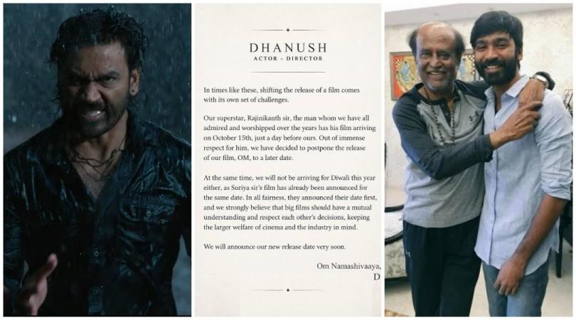 OM postponed: Dhanush avoids clash with former father-in-law Rajinikanth's Jailer 2, skips Diwali release for Suriya's Scene OM postponed: Dhanush avoids clash with former father-in-law Rajinikanth's Jailer 2, skips Diwali release for Suriya's Scene