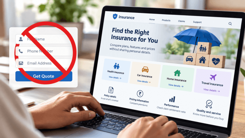 IRDAI proposes ban on 'dark patterns' on insurance websites; customers may not need to share phone number for prices IRDAI proposes ban on 'dark patterns' on insurance websites; customers may not need to share phone number for prices