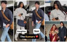 Twinkle Khanna papped with son Aarav, daughter Nitara at Mumbai airport; fans say Aarav looks like Rajesh Khanna