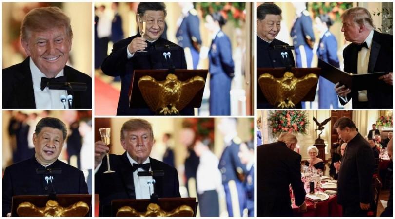 Trump and Xi raise a toast to 'friendship' at lavish White House state dinner Trump and Xi raise a toast to 'friendship' at lavish White House state dinner
