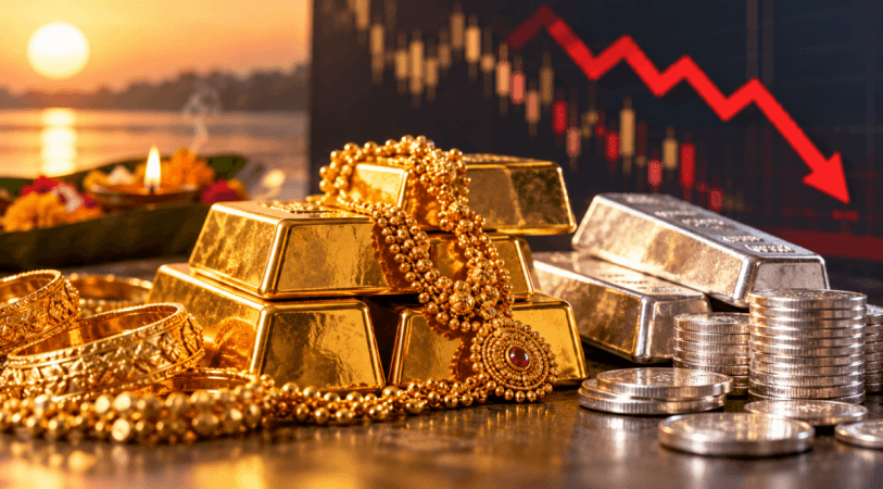 Gold, silver rates today, September 25: Gold prices remain below recent highs as Pitru Paksha begins Gold, silver rates today, September 25: Gold prices remain below recent highs as Pitru Paksha begins
