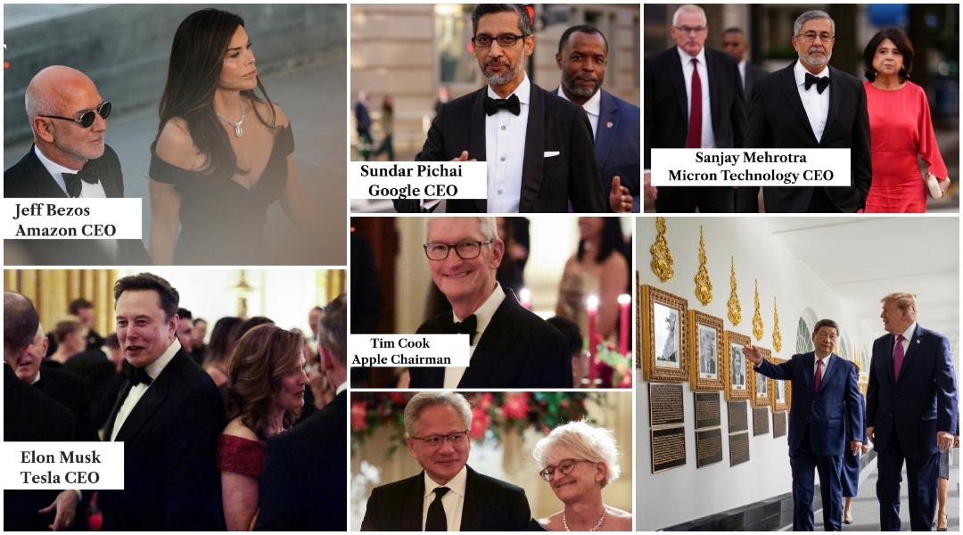 Trump-Xi state dinner menu: Here's what was served as Zuckerberg, Sam Altman, Elon Musk attend
