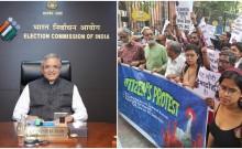 Delhi Police detain protesters at Jantar Mantar demanding CEC Gyanesh Kumar's resignation