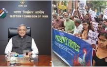 Delhi Police detain protesters at Jantar Mantar demanding CEC Gyanesh Kumar's resignation