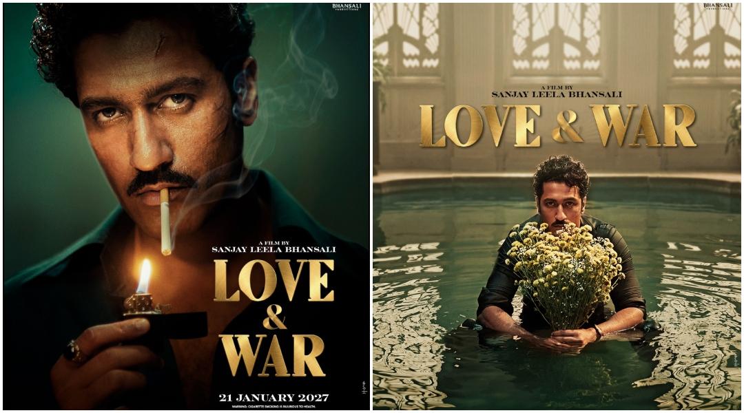 Love & War: Vicky Kaushal smokes cigarette, dips in pool with flowers; fans say 'green flag guy turns villain'