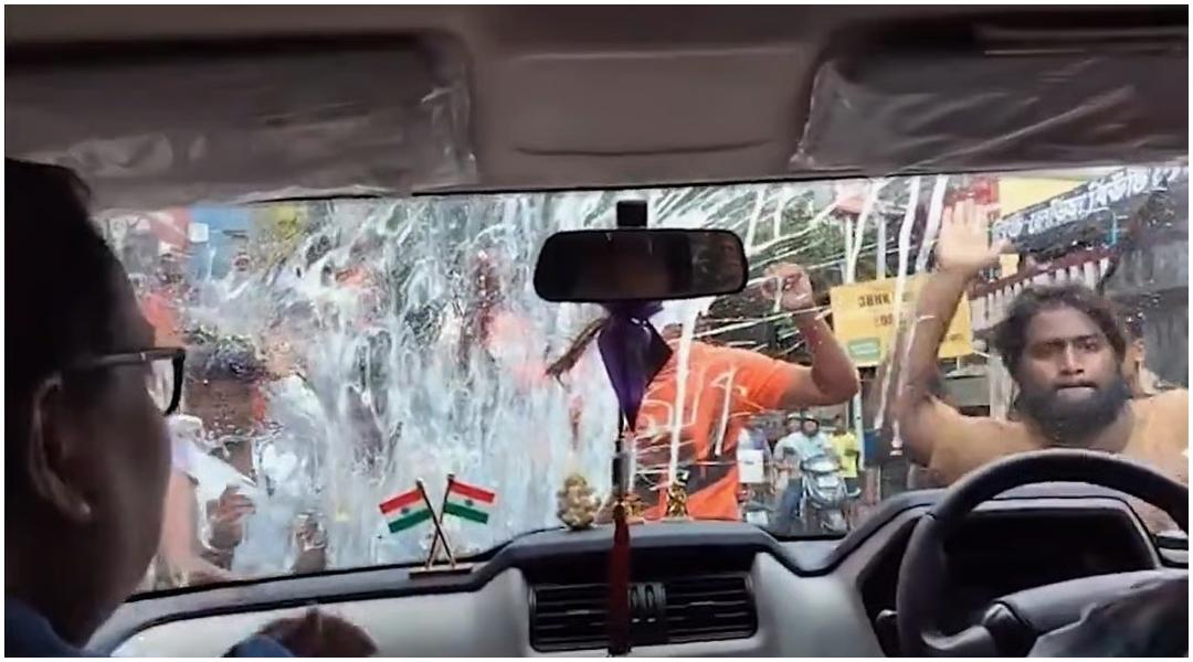 Kunal Ghosh's car attacked with eggs, stones in Bengal's Hooghly; rear windshield smashed