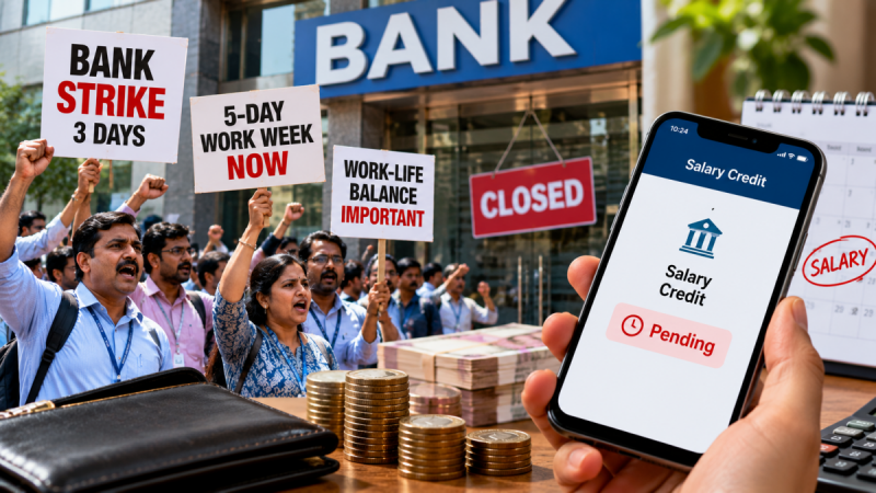 3-day bank strike: Will your salary get stuck? Here's what you need to know 3-day bank strike: Will your salary get stuck? Here's what you need to know