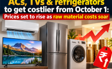 ACs, TVs & refrigerators to get costlier from October 1: Prices set to rise as raw material costs soar
