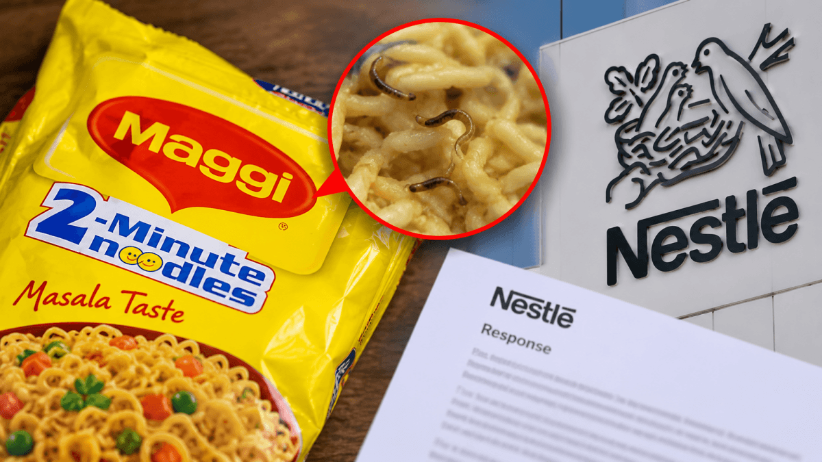 Nestle India responds after customer alleges finding worms in Maggi packet