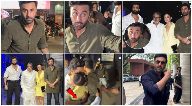 Bahot Bol Raha Hai Tu': Angry Ranbir Kapoor Tells Paps as He Shields Alia Bhatt, Kisses Vicky Kaushal; Fans Say He Has More Chemistry With Vicky Than Alia Bahot Bol Raha Hai Tu': Angry Ranbir Kapoor Tells Paps as He Shields Alia Bhatt, Kisses Vicky Kaushal; Fans Say He Has More Chemistry With Vicky Than Alia