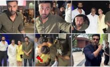 Bahot Bol Raha Hai Tu': Angry Ranbir Kapoor Tells Paps as He Shields Alia Bhatt, Kisses Vicky Kaushal; Fans Say He Has More Chemistry With Vicky Than Alia