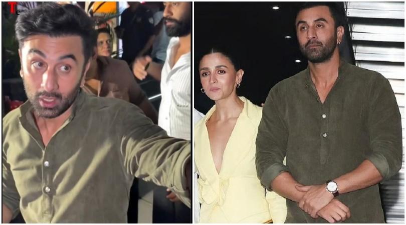Bahot Bol Raha Hai Tu': Angry Ranbir Kapoor Tells Paps as He Shields Alia Bhatt, Kisses Vicky Kaushal Bahot Bol Raha Hai Tu': Angry Ranbir Kapoor Tells Paps as He Shields Alia Bhatt, Kisses Vicky Kaushal