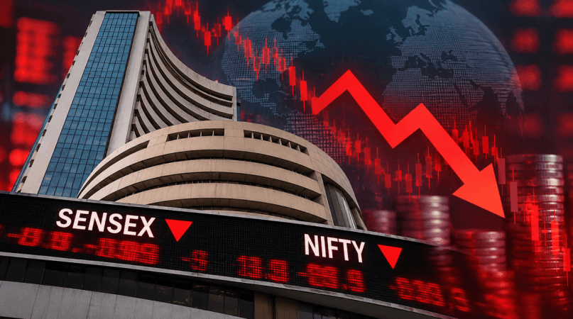 Sensex and Nifty slip at the opening bell, global headwinds keep investors on edge Sensex and Nifty slip at the opening bell, global headwinds keep investors on edge
