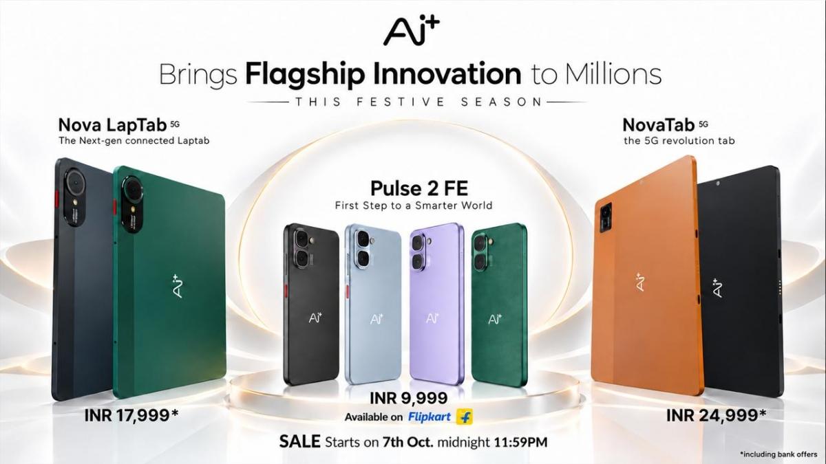 Ai  NovaTab and Ai  Nova LapTab 5G launched in India starting at Rs 17,999