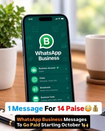 WhatsApp Business messages to become paid from October 1: India prices, rules and what changes