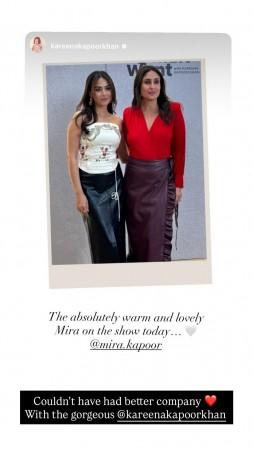 Kareena Kapoor Khan poses with ex-boyfriend Shahid Kapoor's wife Mira Rajput, calls her gorgeous; fans say 'this is how celebs move on'