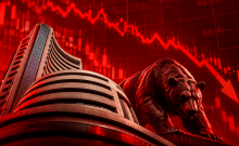Sensex slips 49 points, Nifty falls 96 points as Indian stock markets end lower