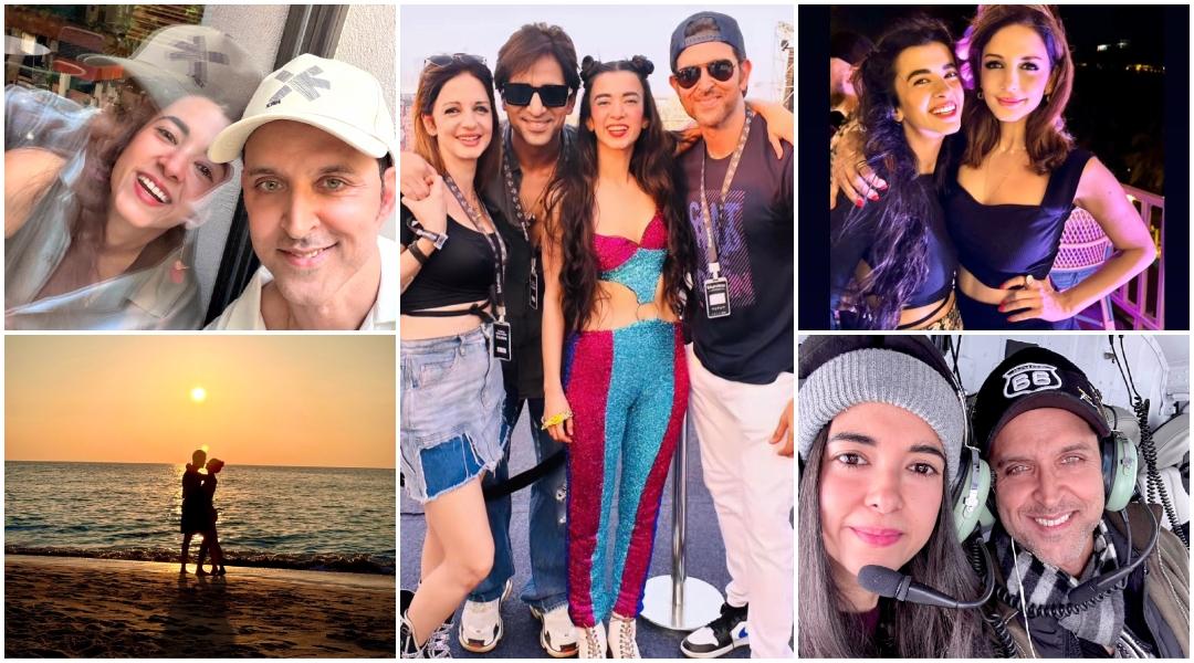 Hrithik Roshan & Saba Azad celebrate 5th relationship anniversary, share loved-up photos; ex-wife Sussanne Khan writes, 'Soooo sweeet'