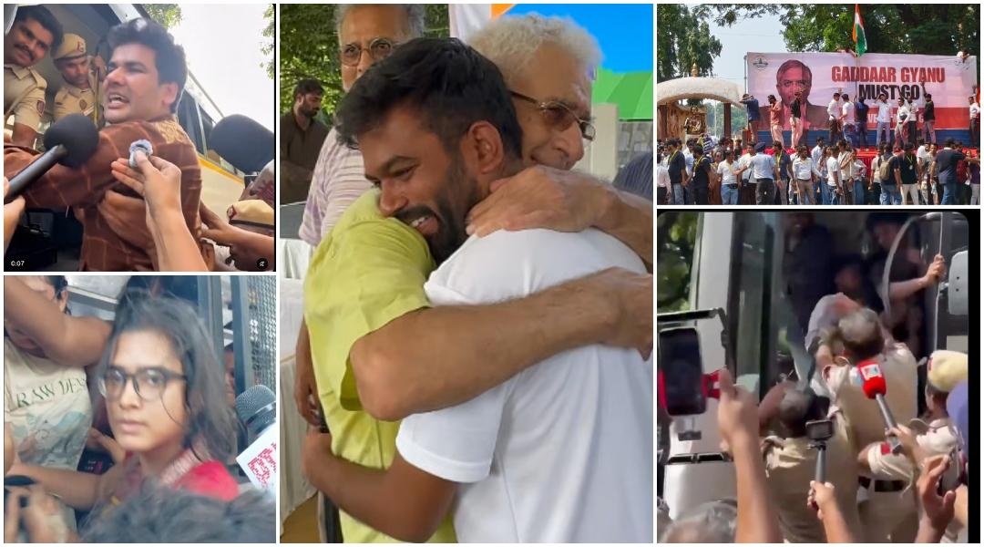 CJP protest: Naseeruddin Shah meets Abhijeet Dipke; over 700 detained amid Gyanesh Kumar protests in Delhi