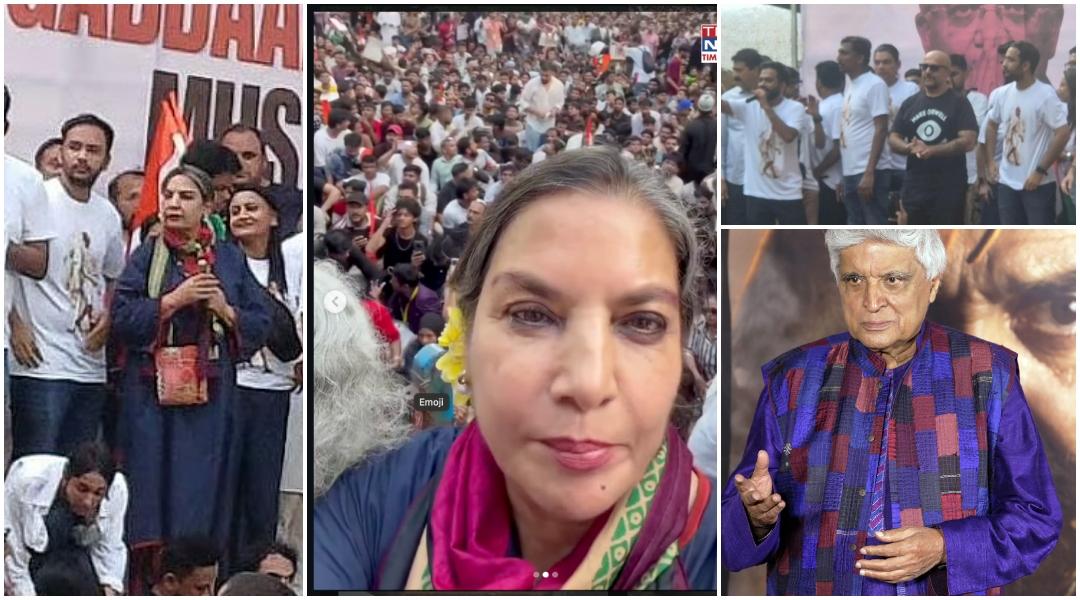 Gyanesh Kumar resign: Shabana Azmi, Naseeruddin Shah, Vishal Dadlani join CJP protest at Shivaji Park, Mumbai