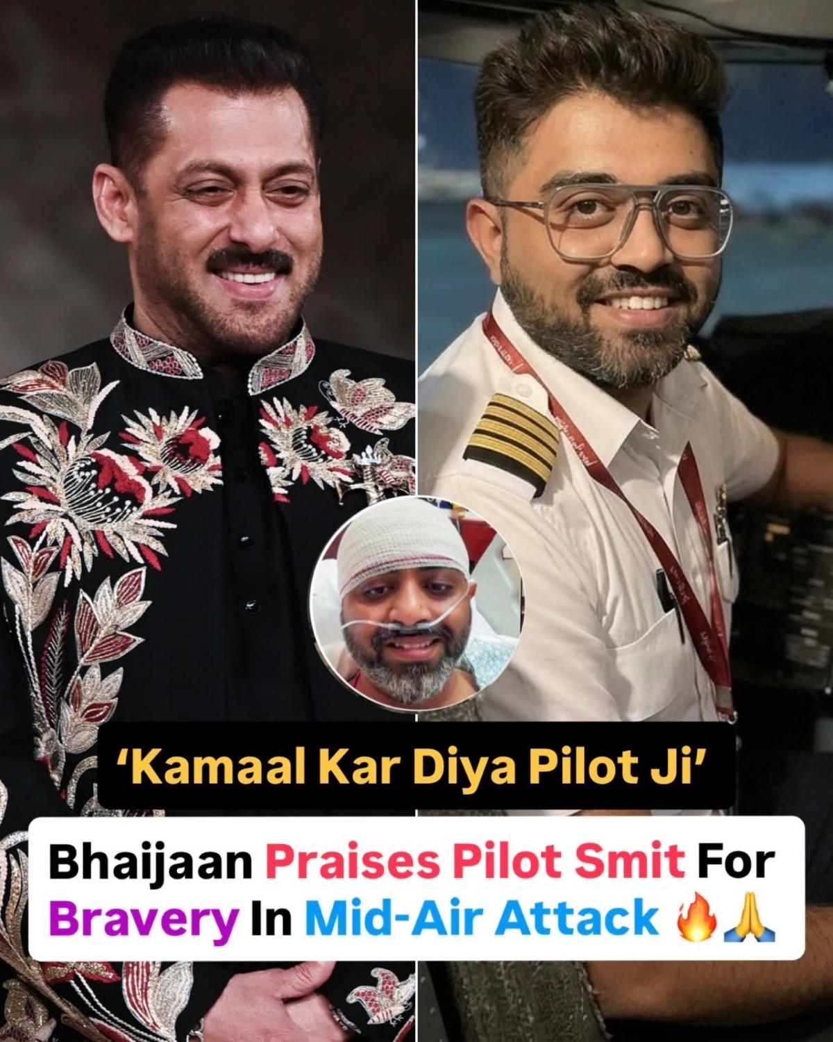 'Well Done Bro, Hum Salute Karte Hain': Salman Khan Lauds Flydubai Pilot Smit Machchhar For His Braveheart Act