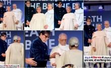 Jaya Bachchan can't stop smiling as Gulzar wraps his arms around her shoulders, holds her hand; Amitabh Bachchan poses, fans say 'paps are happy'