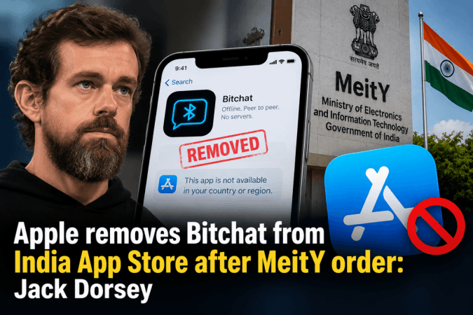 Apple removes Bitchat from India App Store after MeitY order: Jack Dorsey Apple removes Bitchat from India App Store after MeitY order: Jack Dorsey
