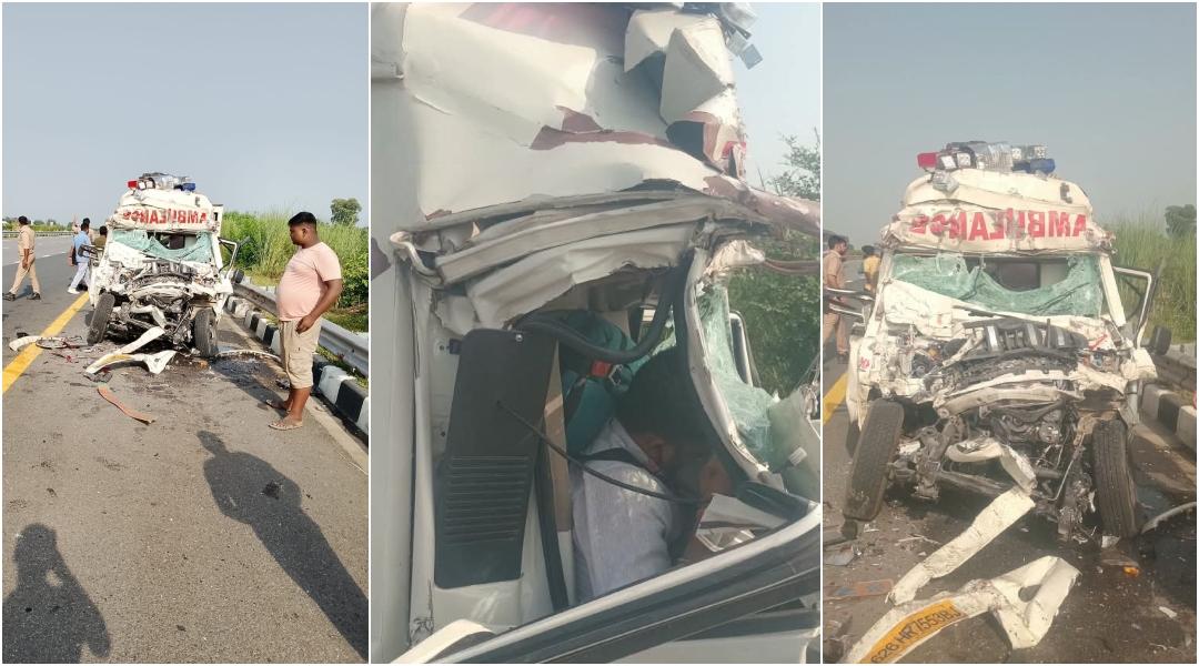 4 killed after ambulance carrying soldier's remains crashes into Army truck in UP
