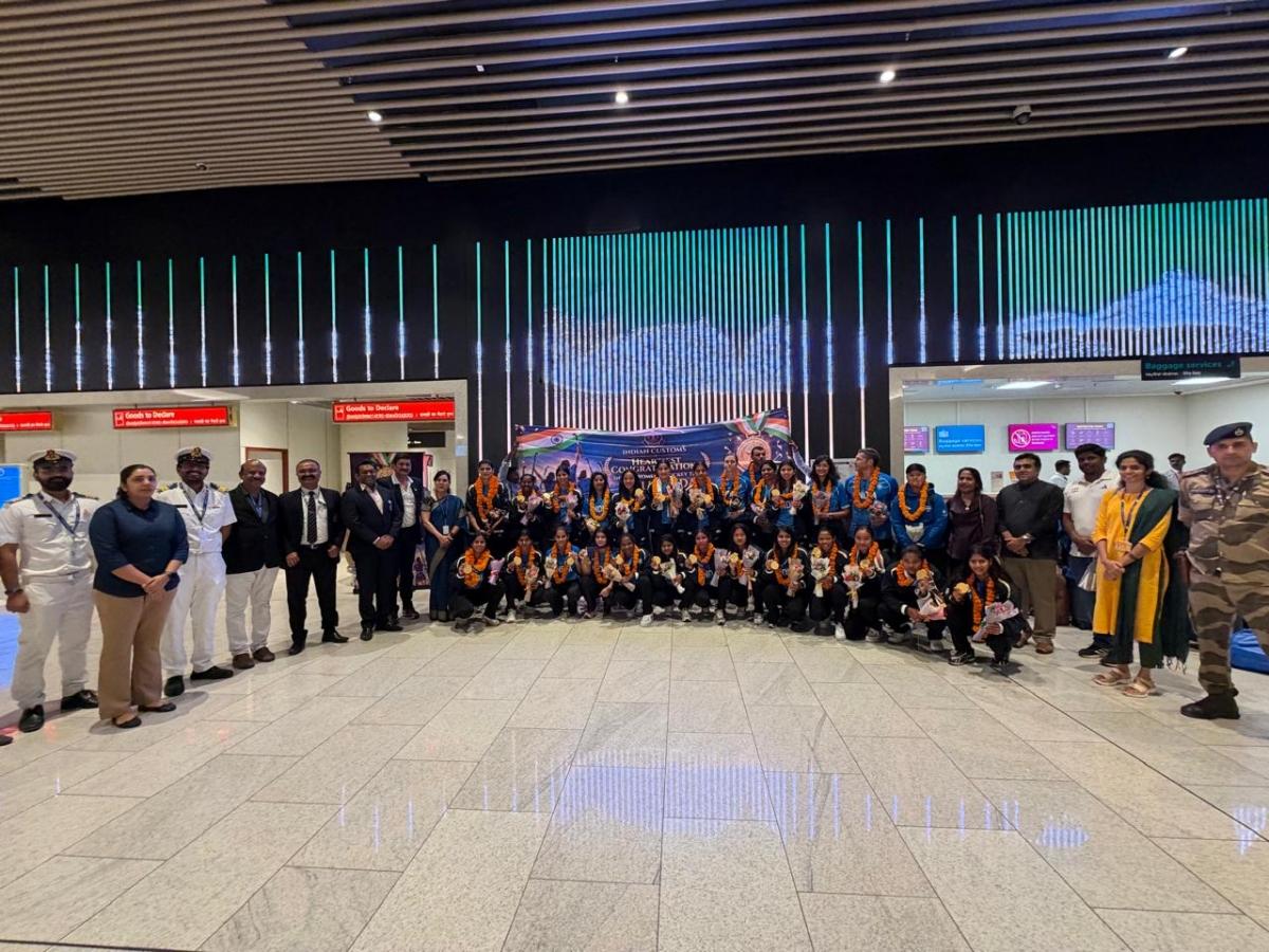 Indian women's hockey team returns to Bengaluru after historic Asian Games gold, seals LA 2028 Olympic berth
