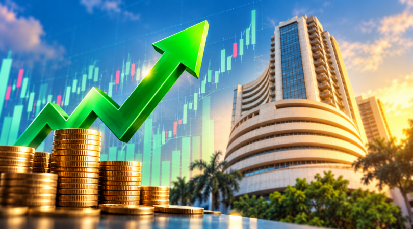 Sensex snaps 4-day losing streak, rises 473 points as global equities advance Sensex snaps 4-day losing streak, rises 473 points as global equities advance