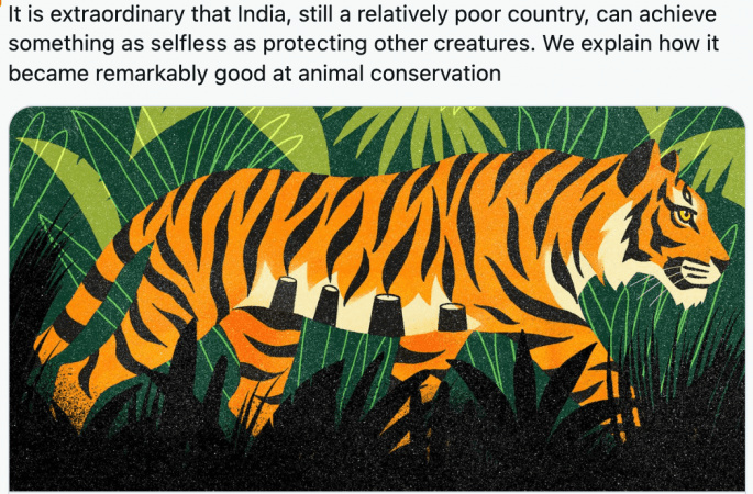 'Racism = The Economist': British Magazine Gets Called Out For Referencing India's Poverty In Article On Wildlife Conservation Success 'Racism = The Economist': British Magazine Gets Called Out For Referencing India's Poverty In Article On Wildlife Conservation Success